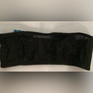 Free People Black Lace Bandeau Bra